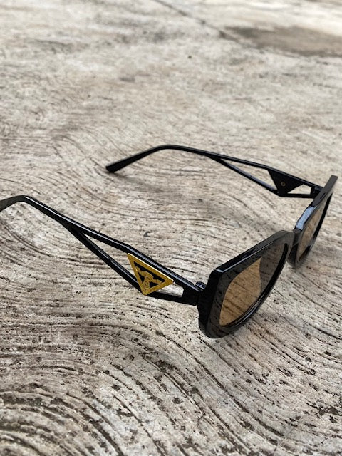 Lentes Tipo Prada Diva Negros Con Café