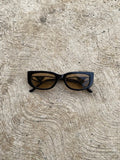 Lentes Tipo Prada Diva Negros Con Café
