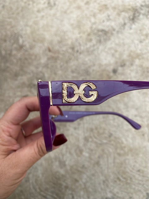 Lentes Cat Eye Tipo D&G Morado