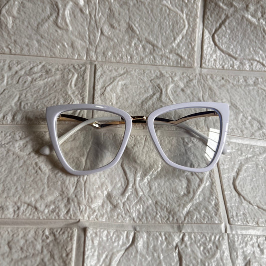 Lentes Chic Blancos
