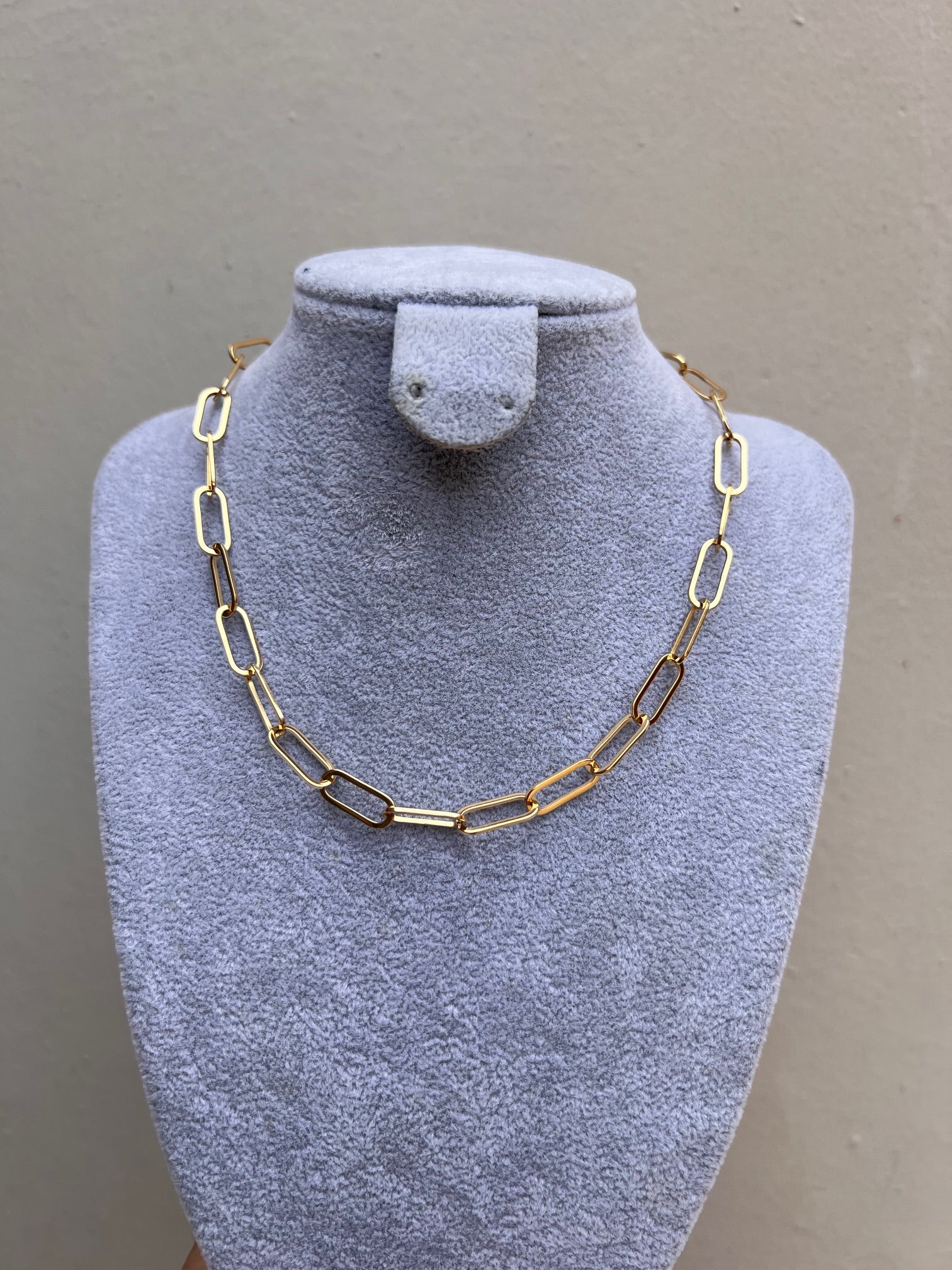 Cadena Clips Grandes Gold