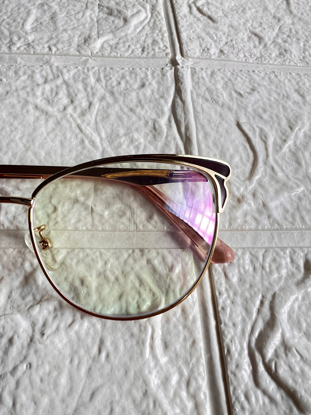Lentes Cat Eye Mini Mariposas Cafe
