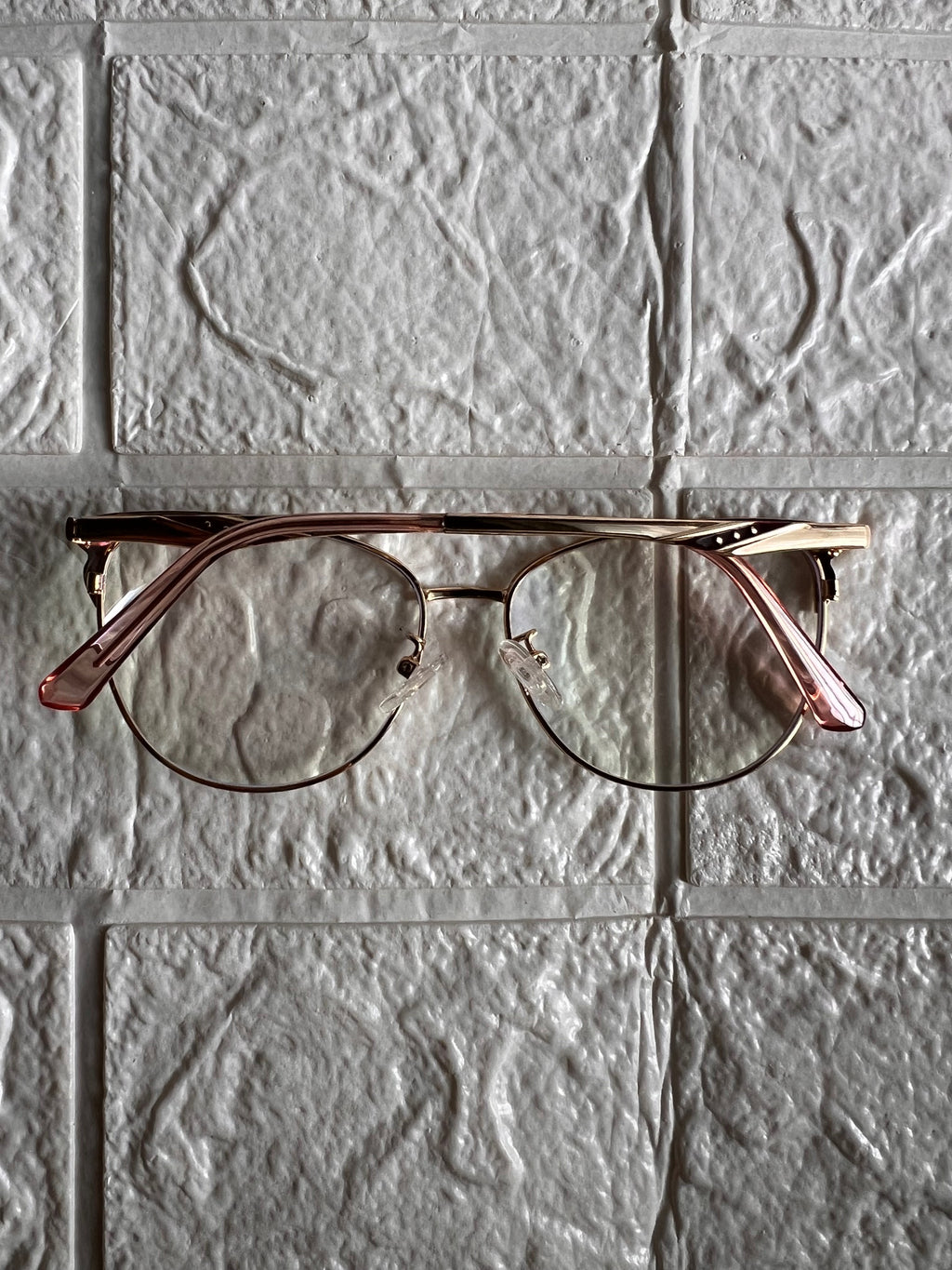 Lentes Cat Eye Mini Mariposas Cafe
