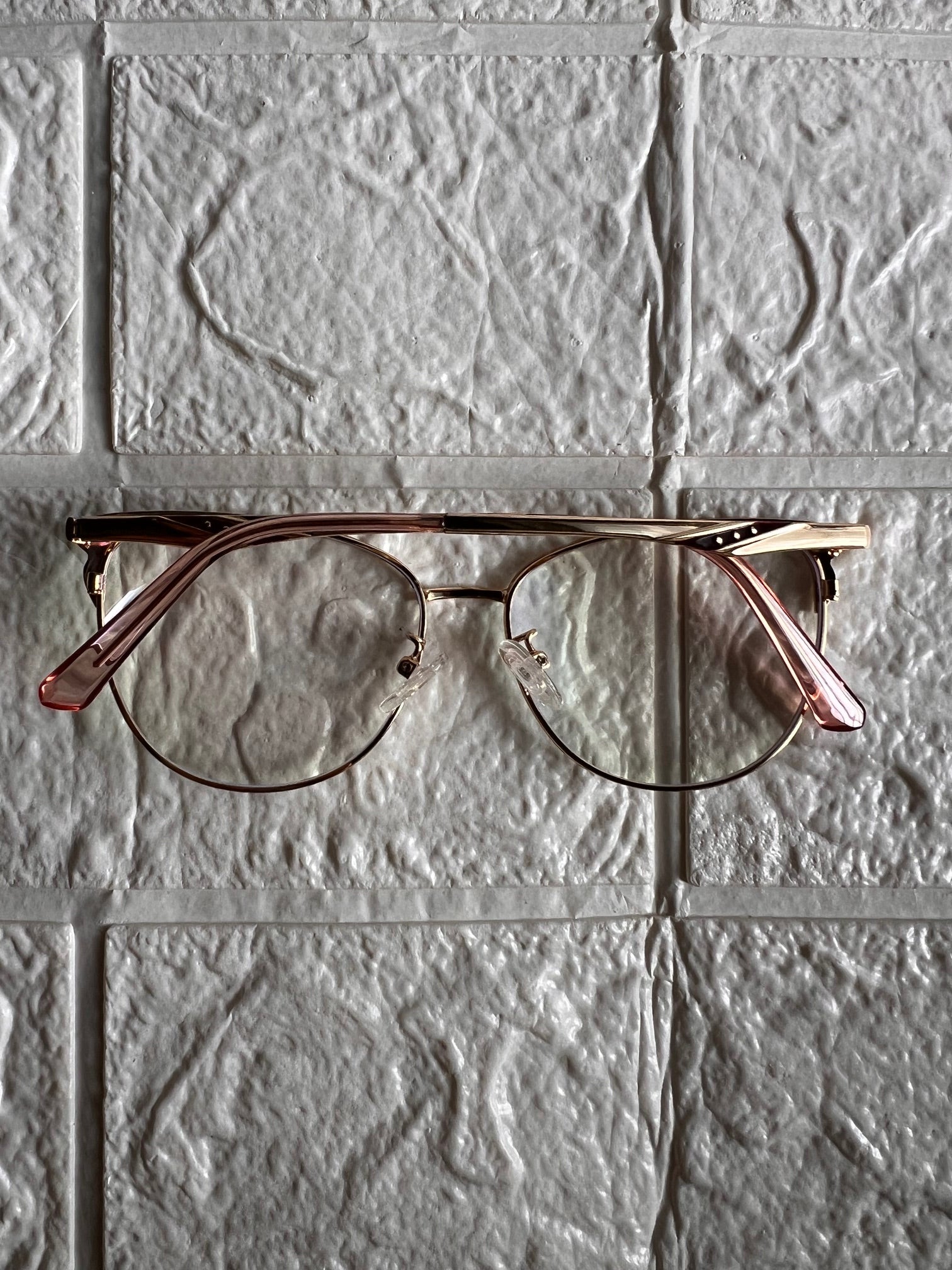 Lentes Cat Eye Mini Mariposas Cafe