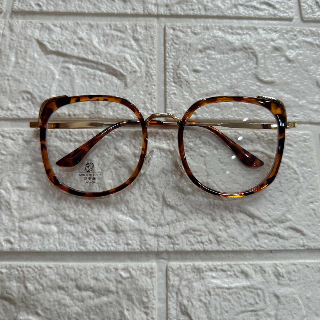 Lentes Cuadrados Leopardo XL