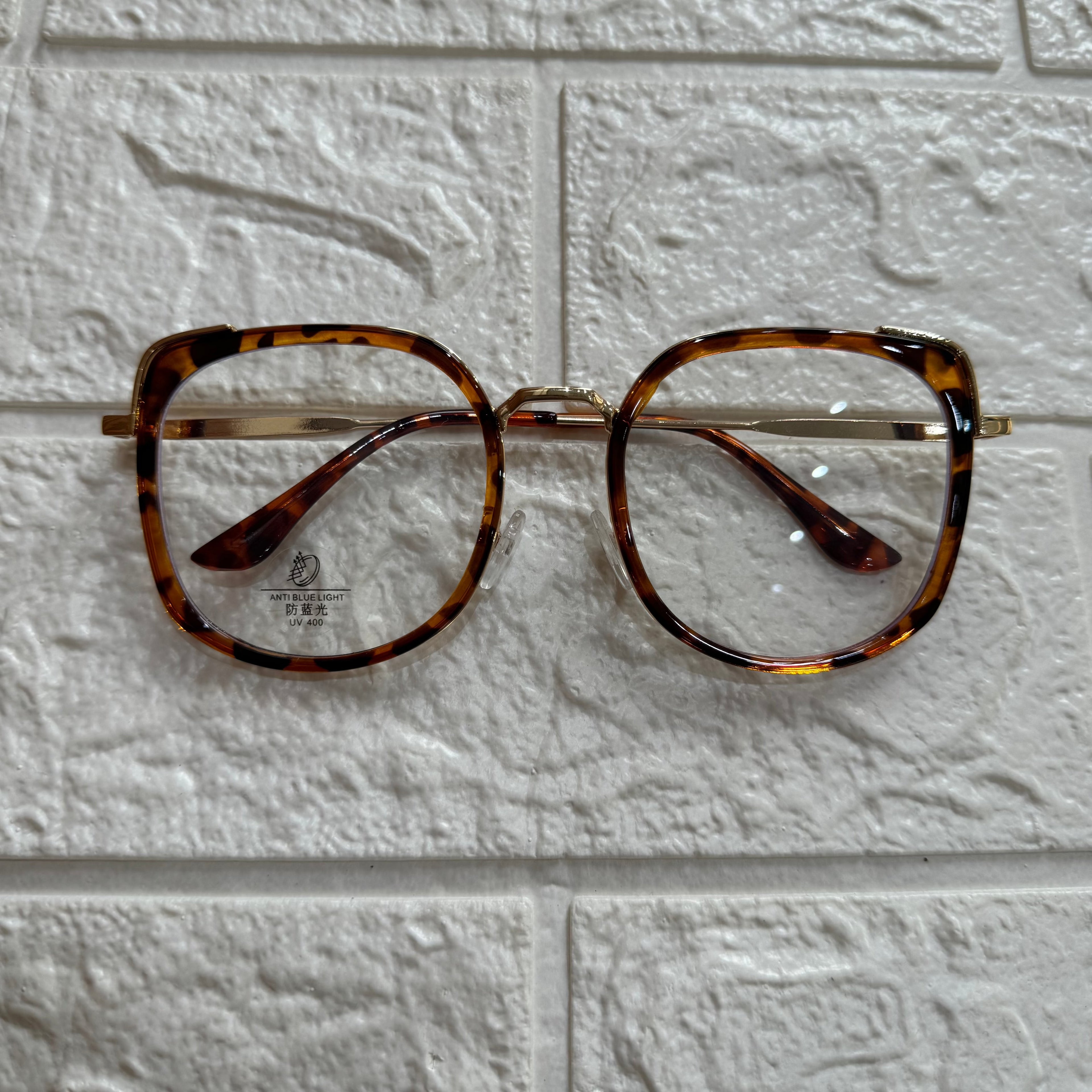 Lentes Cuadrados Leopardo XL