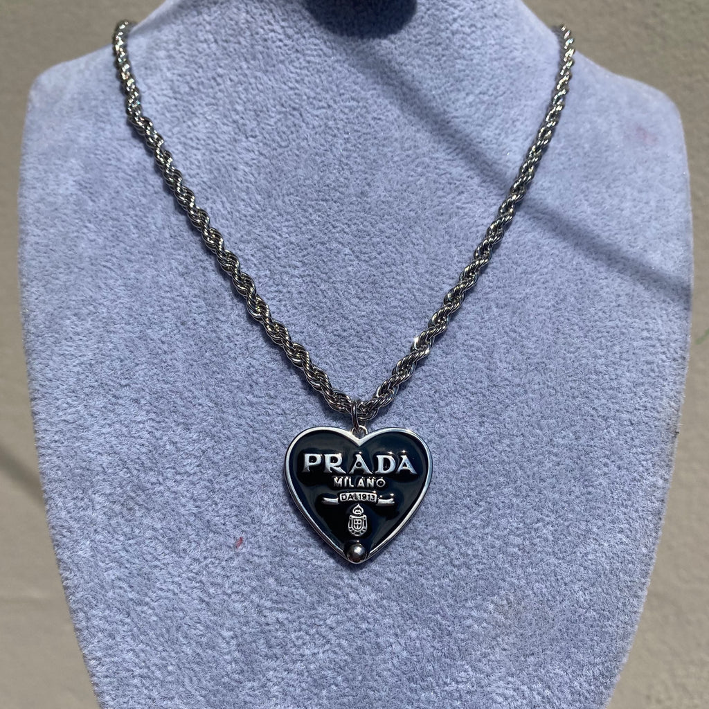 Cadena Prada Heart Black