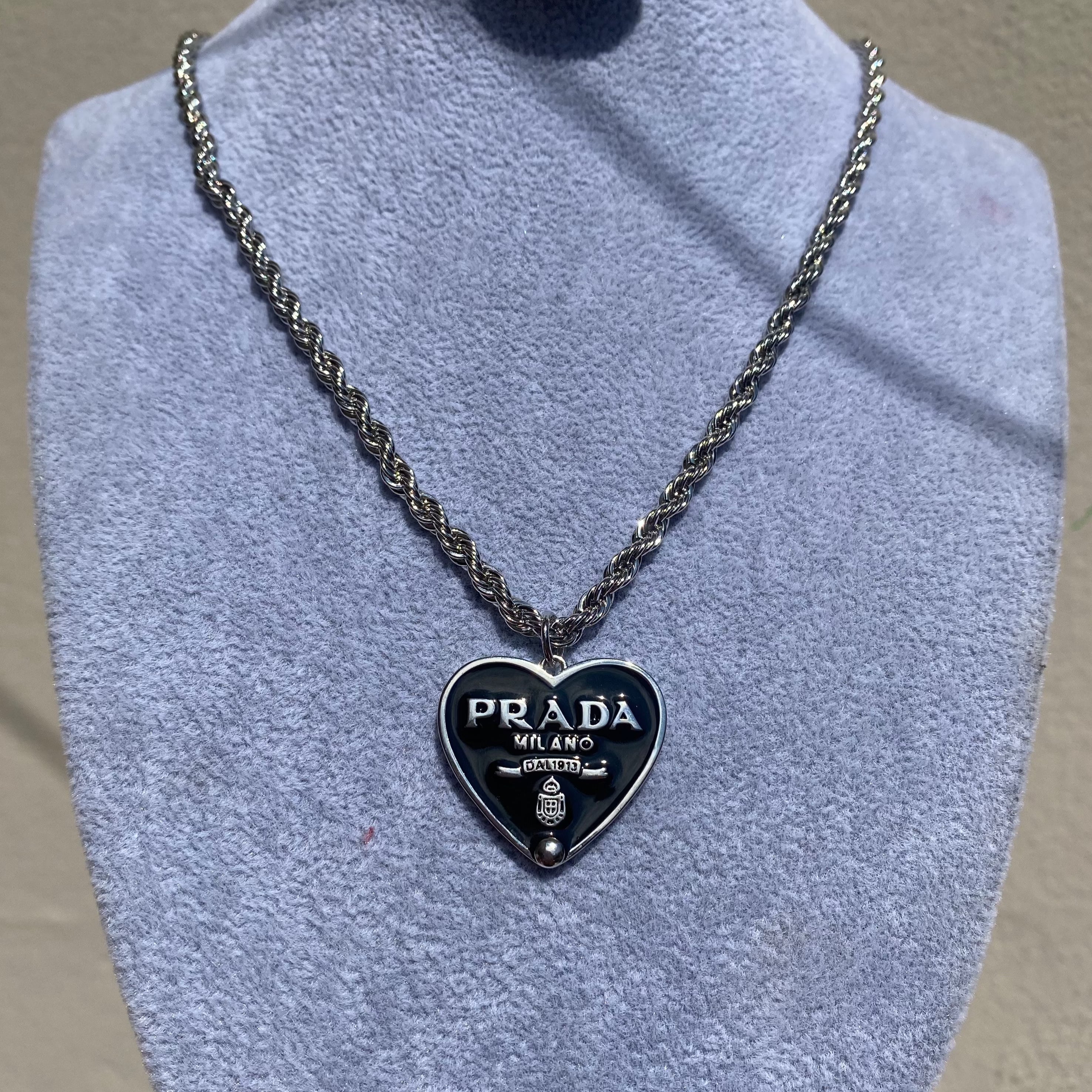 Cadena Prada Heart Black