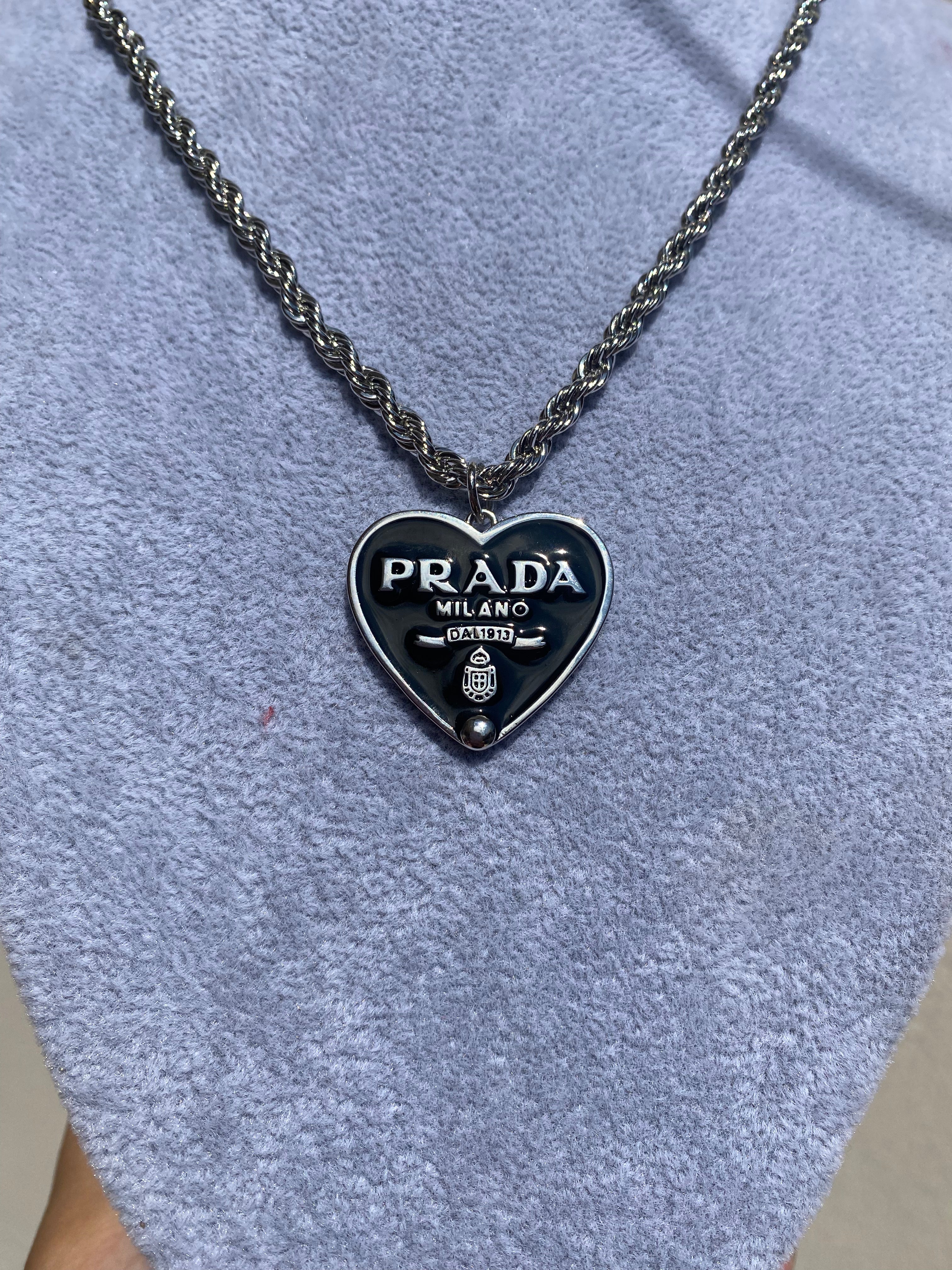 Cadena Prada Heart Black