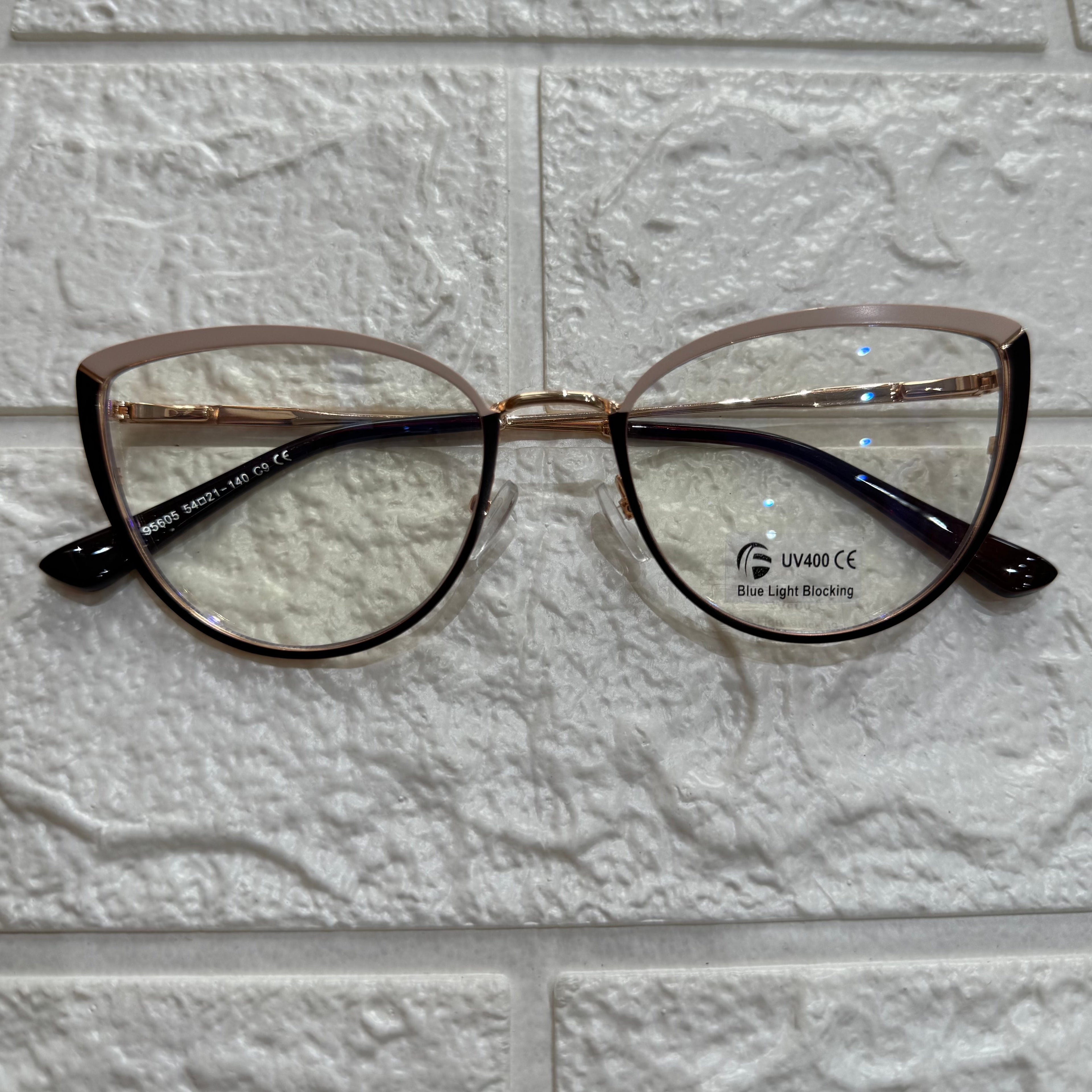 Lentes Cat Eye Cafe/Nude