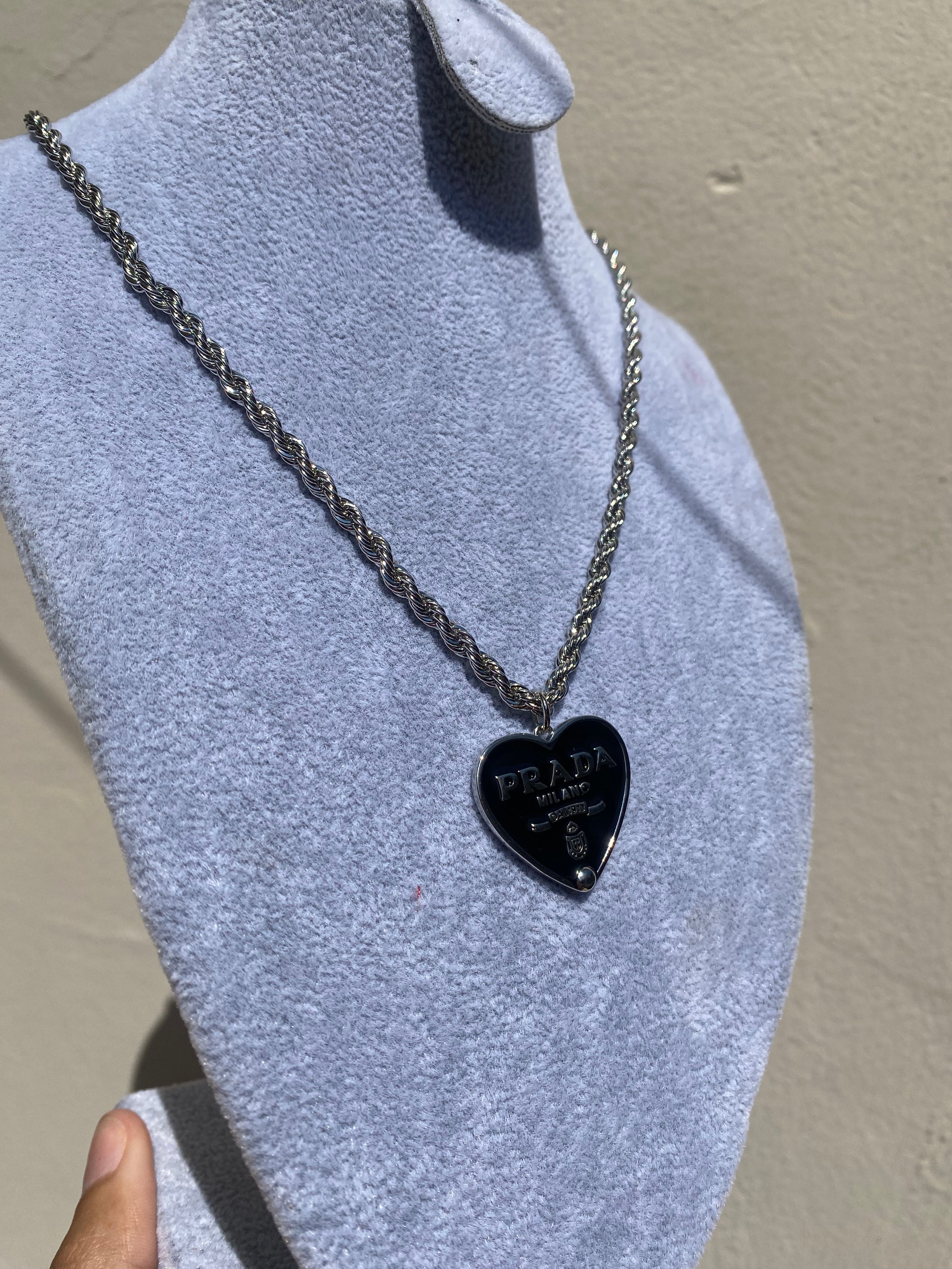 Cadena Prada Heart Black