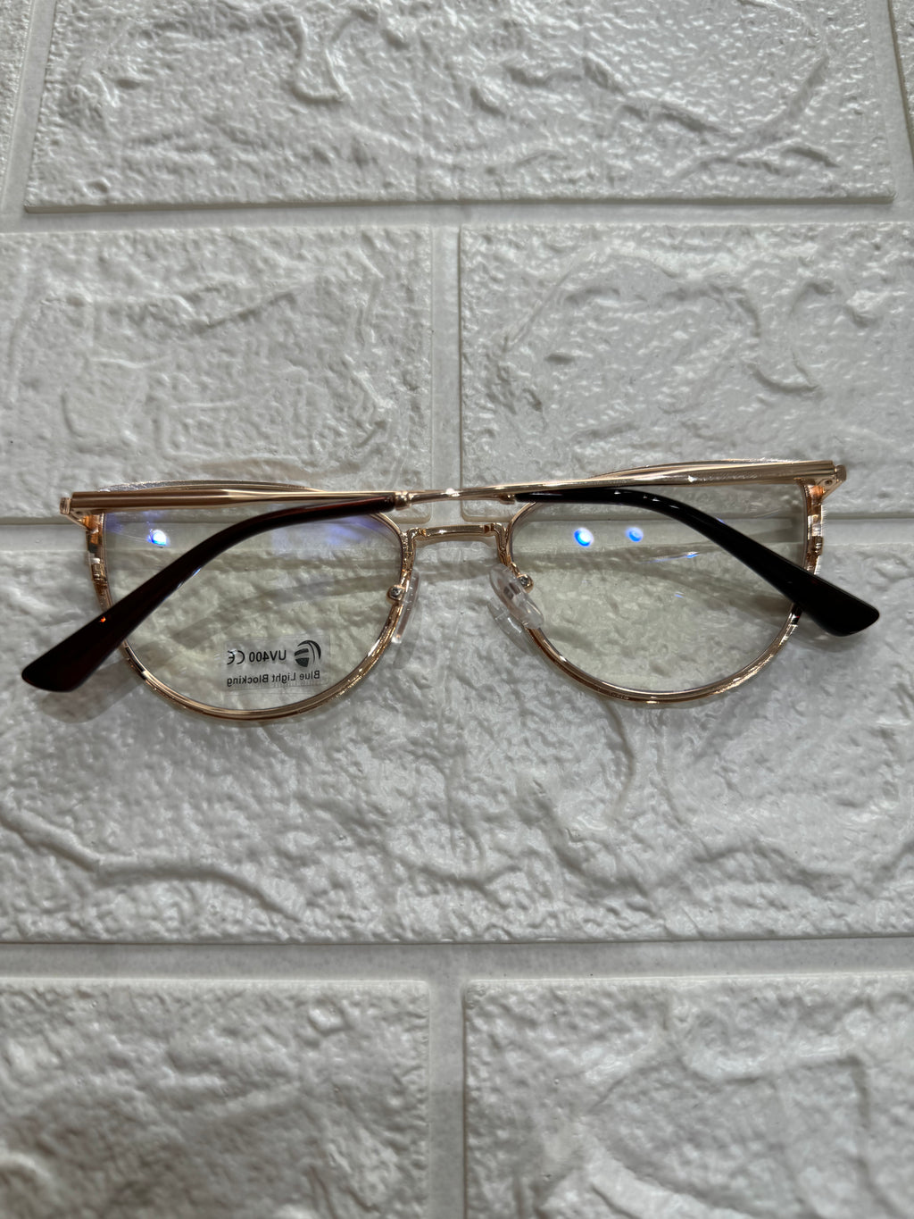 Lentes Cat Eye Cafe/Nude