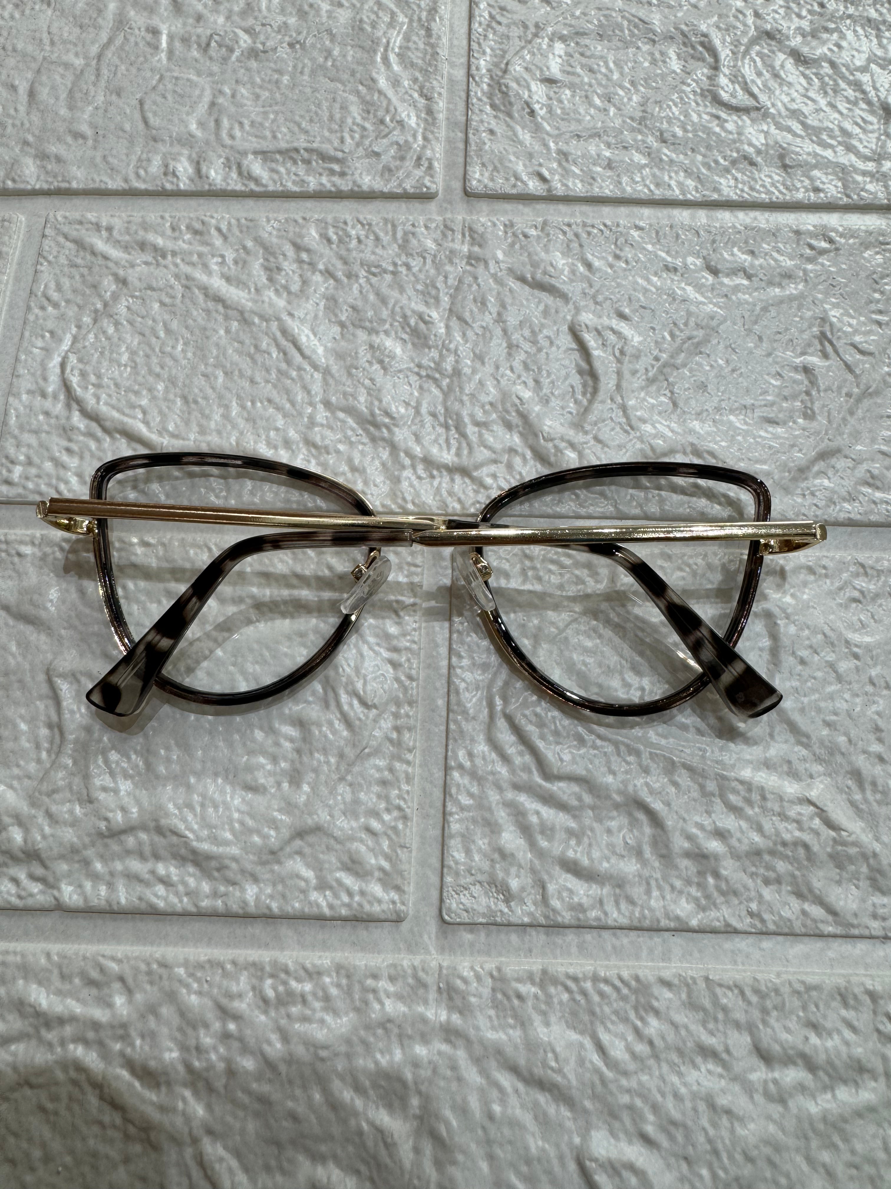 Lentes Cat Eye Skinny Leopardo