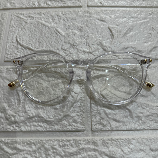 Lentes Acrilicos Clear/Gold