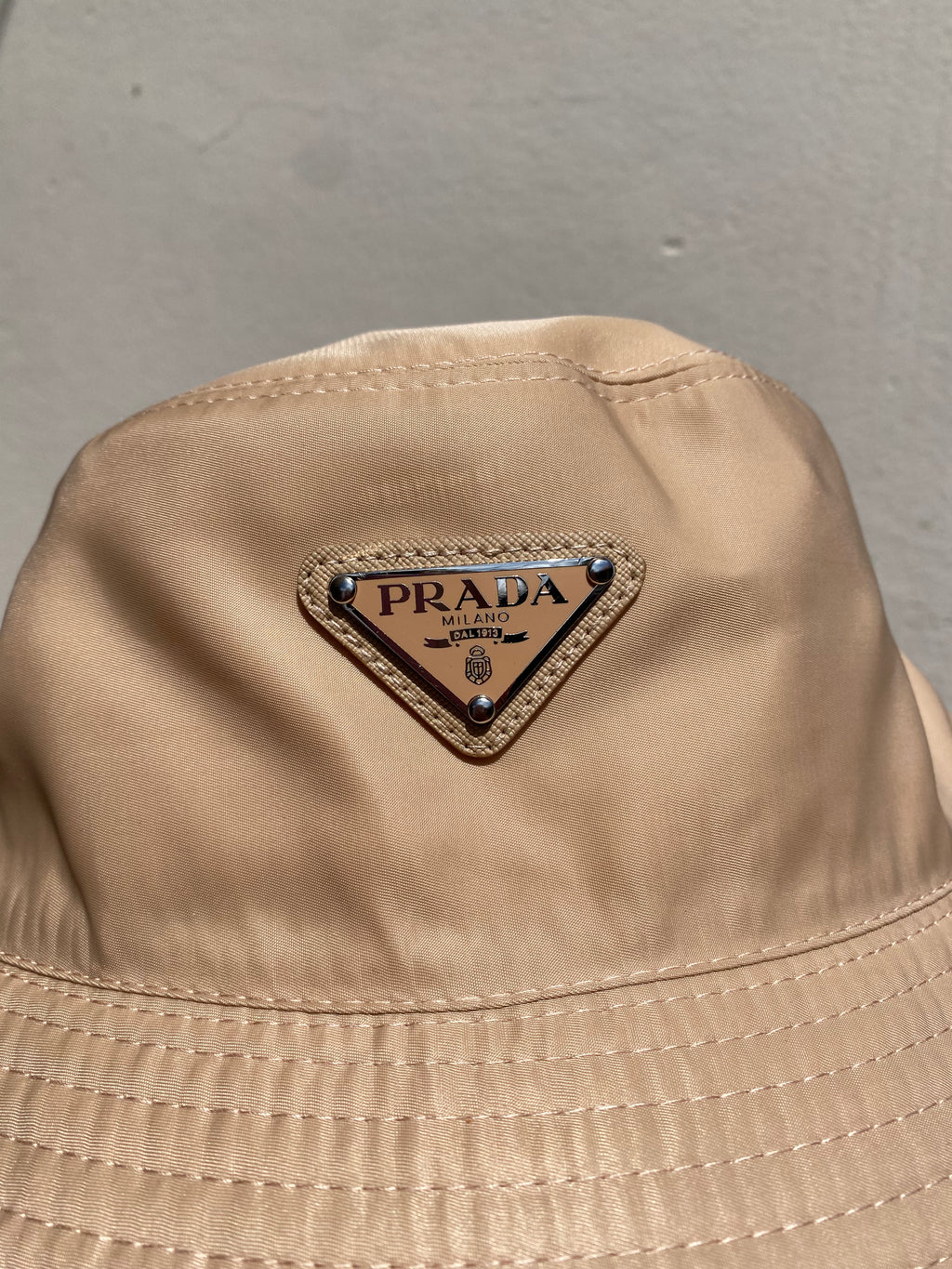 Bucket Hat Prada Khaki