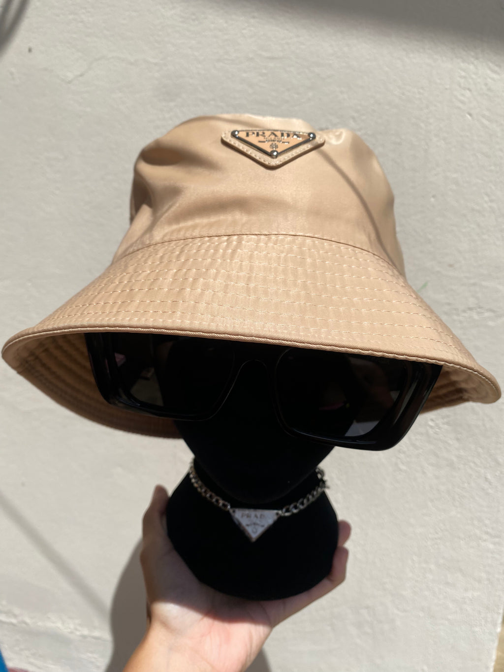 Bucket Hat Prada Khaki