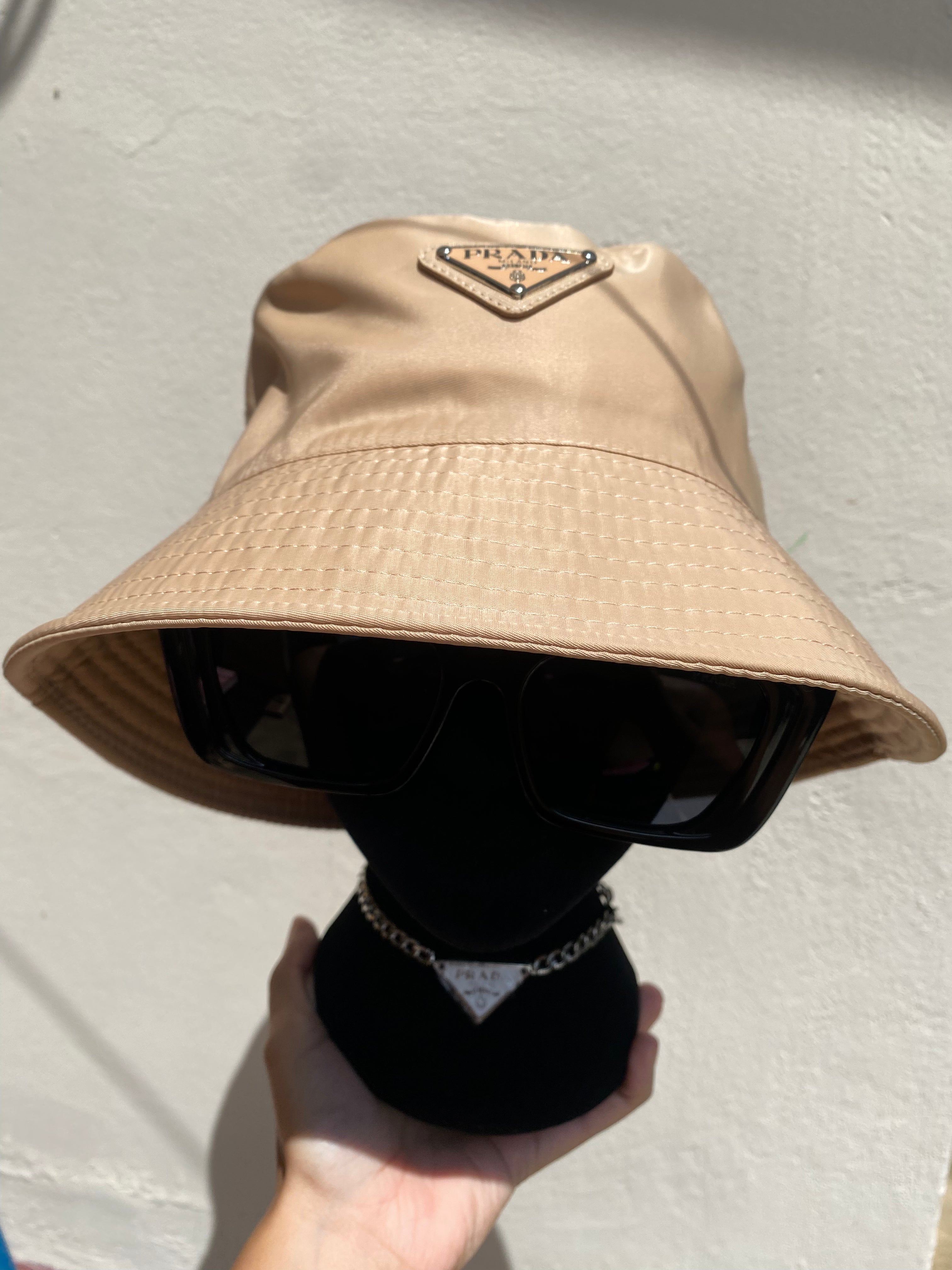 Bucket Hat Prada Khaki