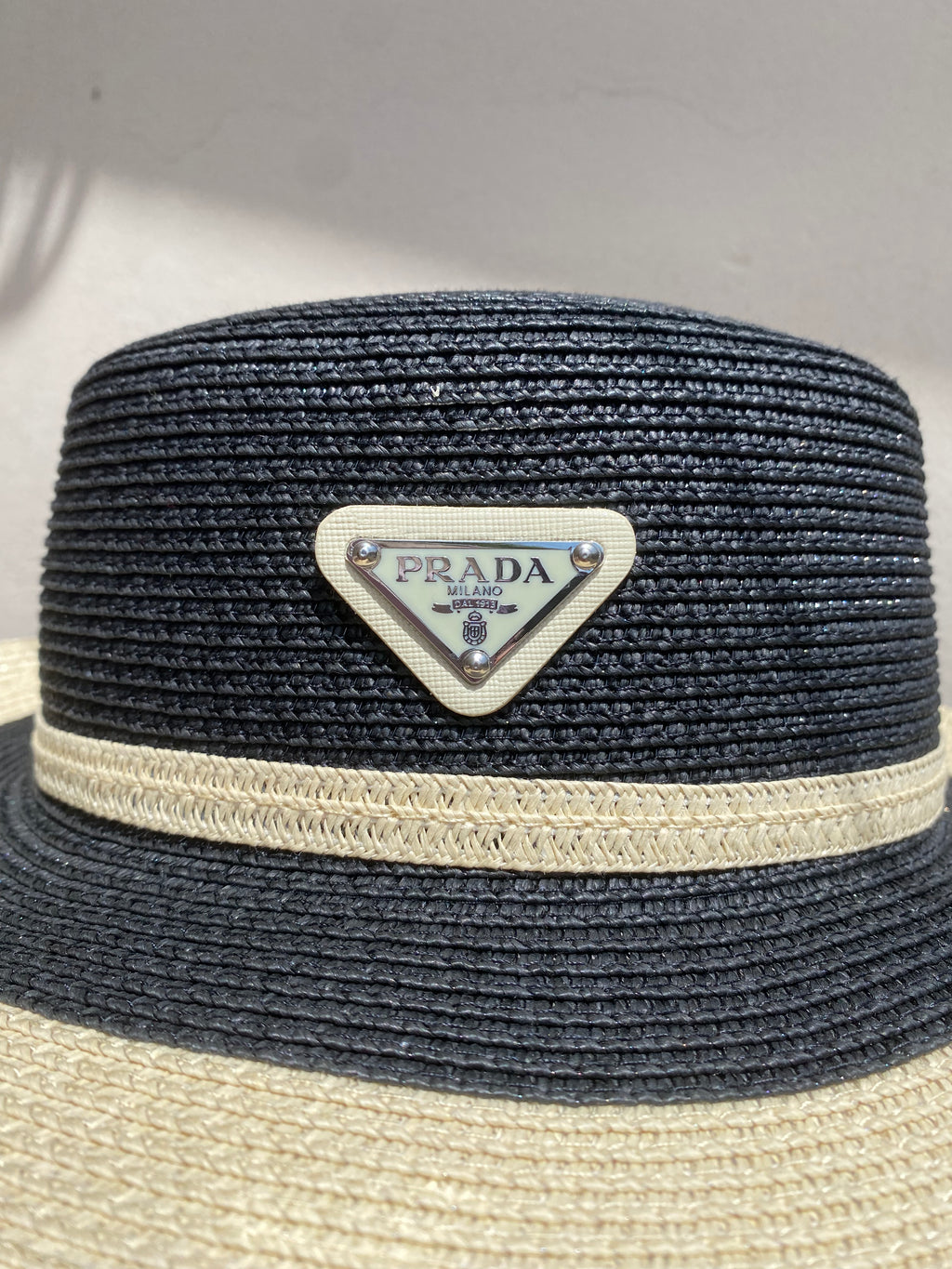 Prada Hat Fancy Black