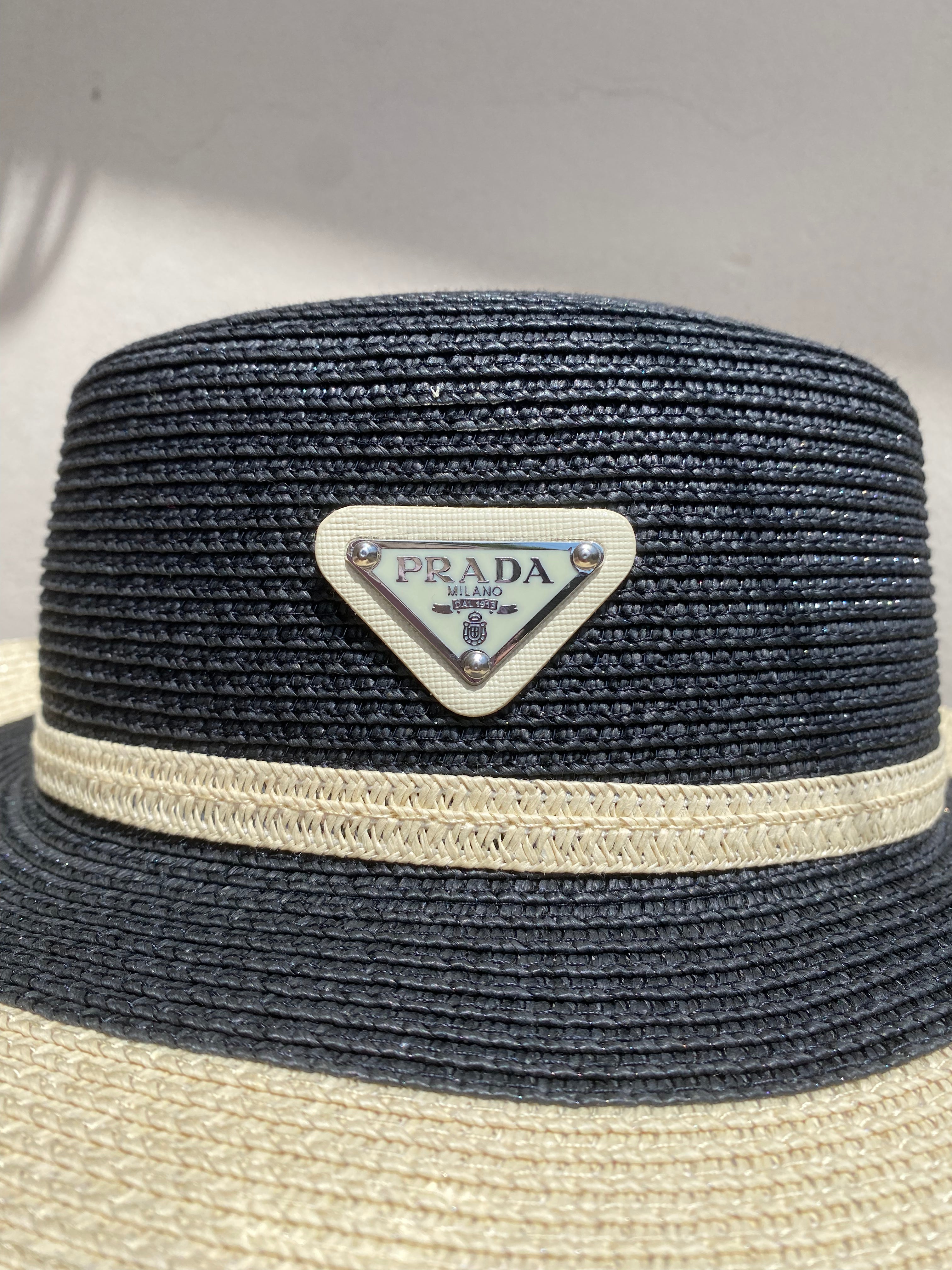 Prada Hat Fancy Black