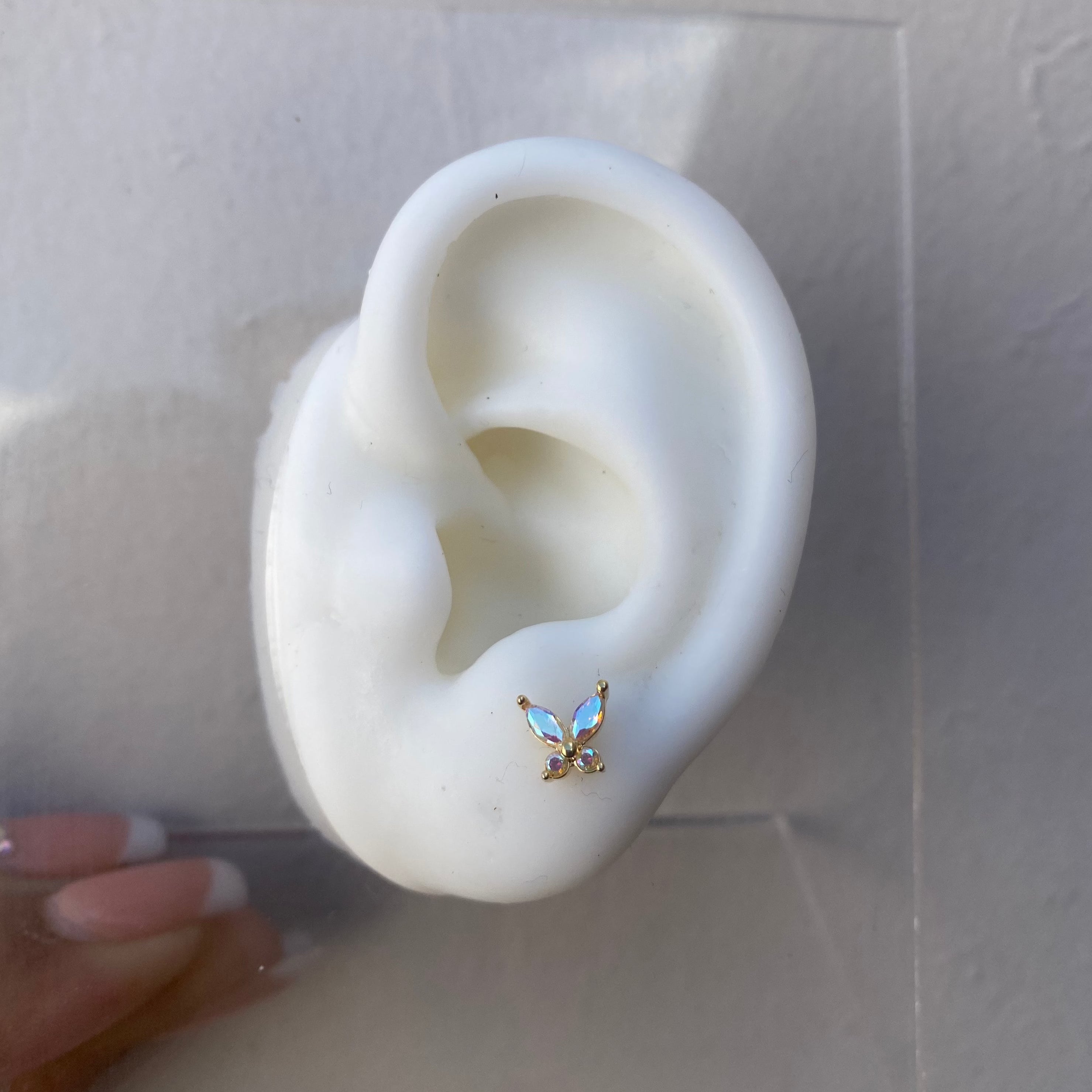Piercing Mariposa Alas Tornasol/Gold