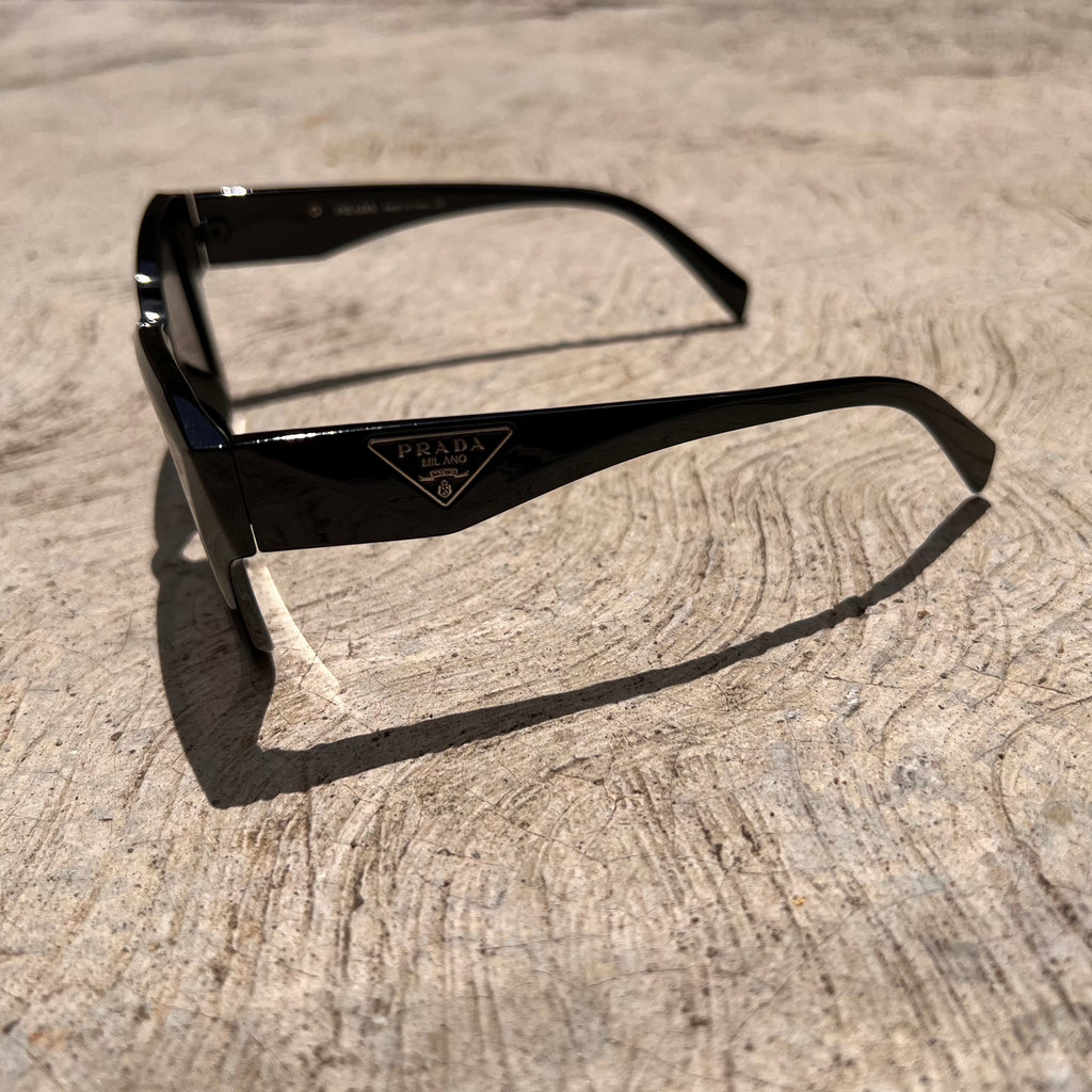 Lentes Prada Negro y SIlver