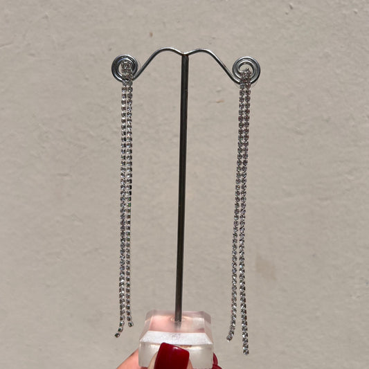 Aretes de Fiesta Silver