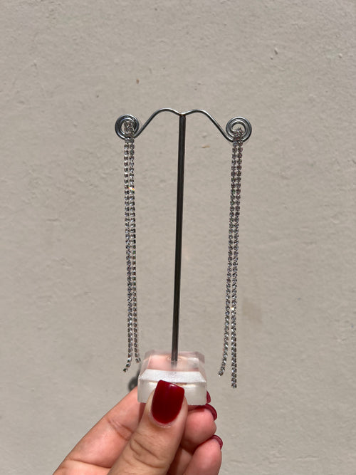 Aretes de Fiesta Silver