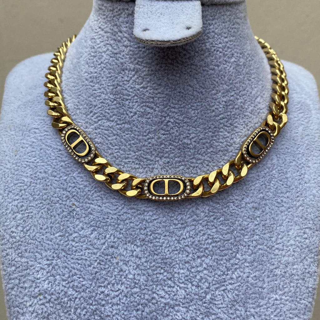 Gargantilla Dior Gold and Bling