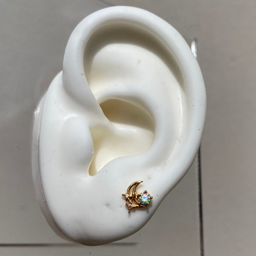 Piercing Luna Tornasol Gold