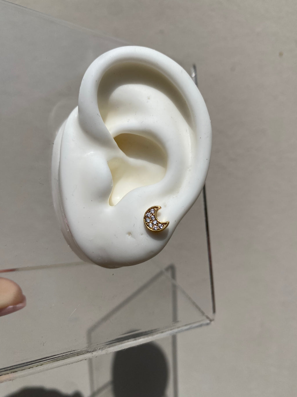 Piercing Luna Brillante Gold