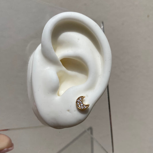 Piercing Luna Brillante Gold