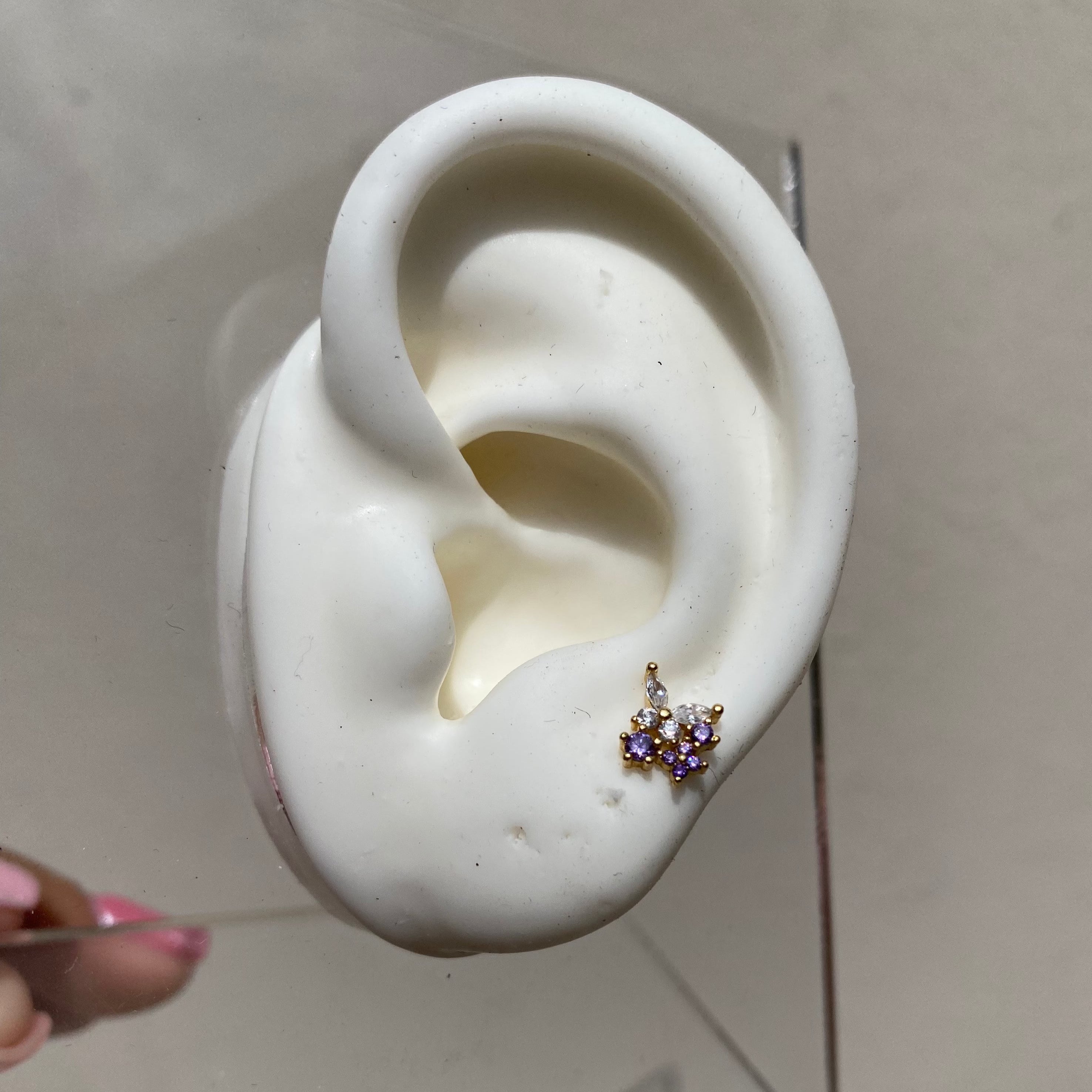 Piercing Flores y Mariposa