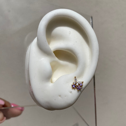 Piercing Flores y Mariposa