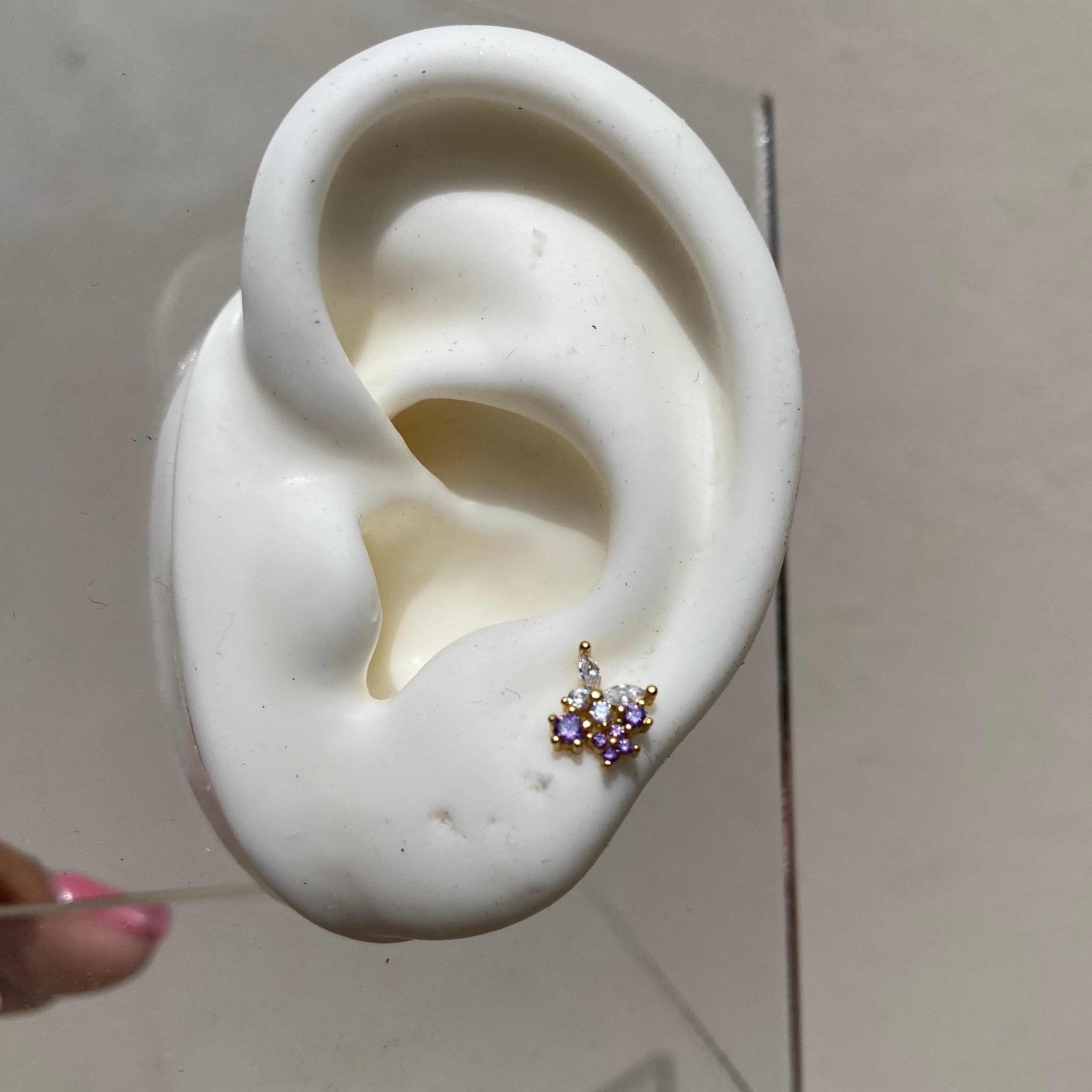 Piercing Flores y Mariposa