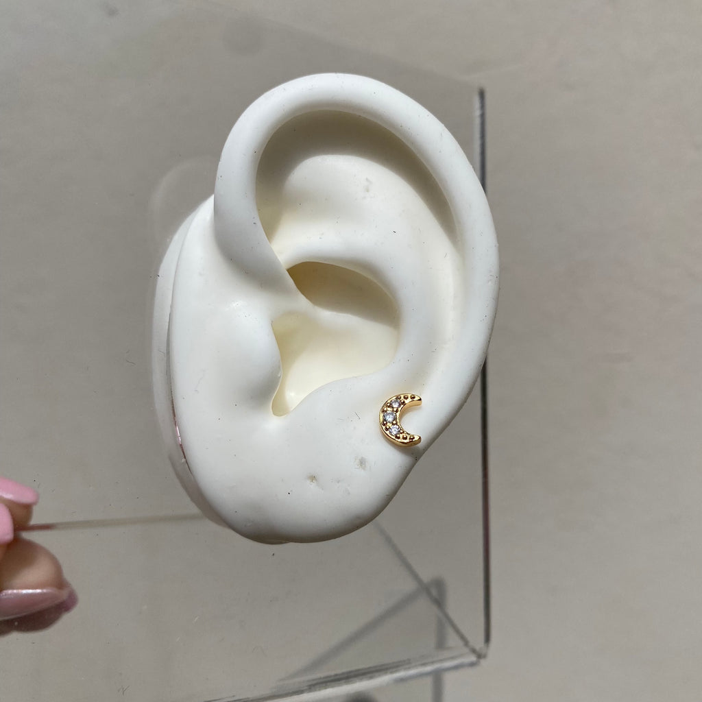 Piercing Lunita Gold