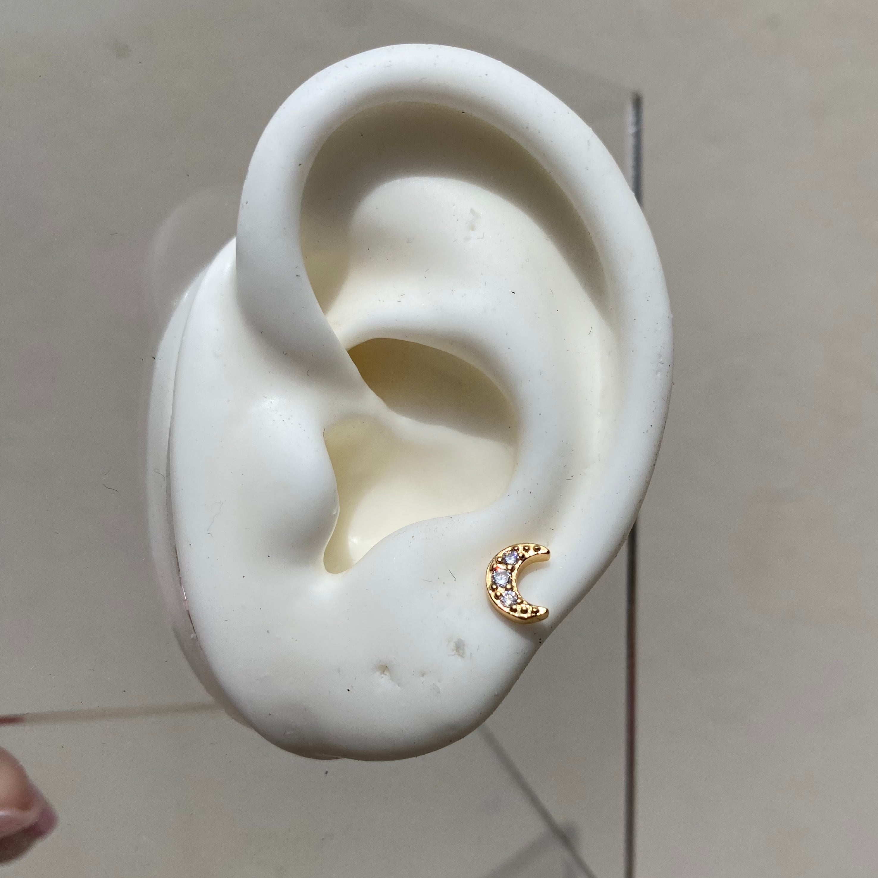Piercing Lunita Gold