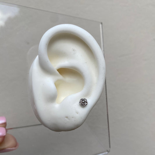 Piercing Rosa Silver