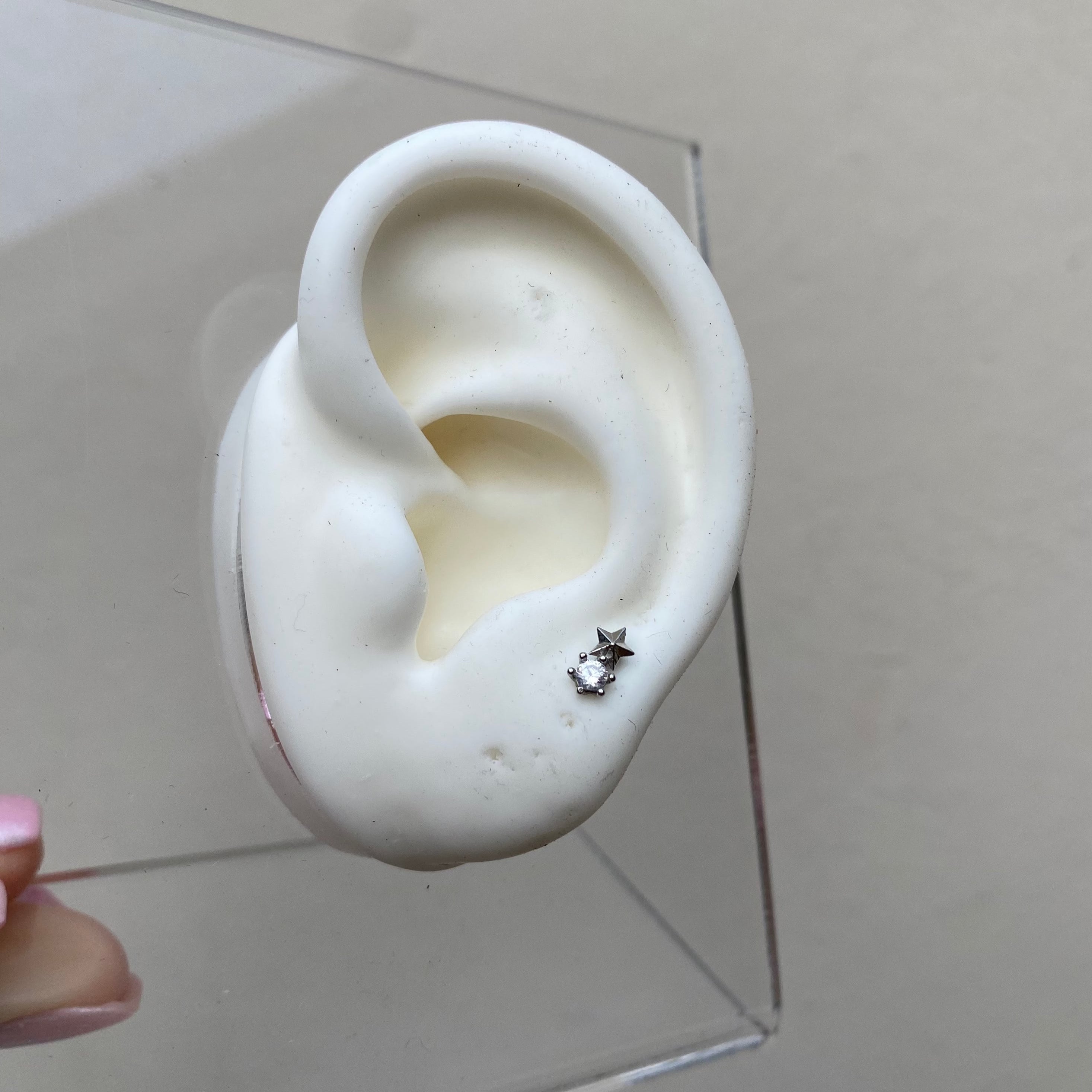 Piercing Mini Star Silver