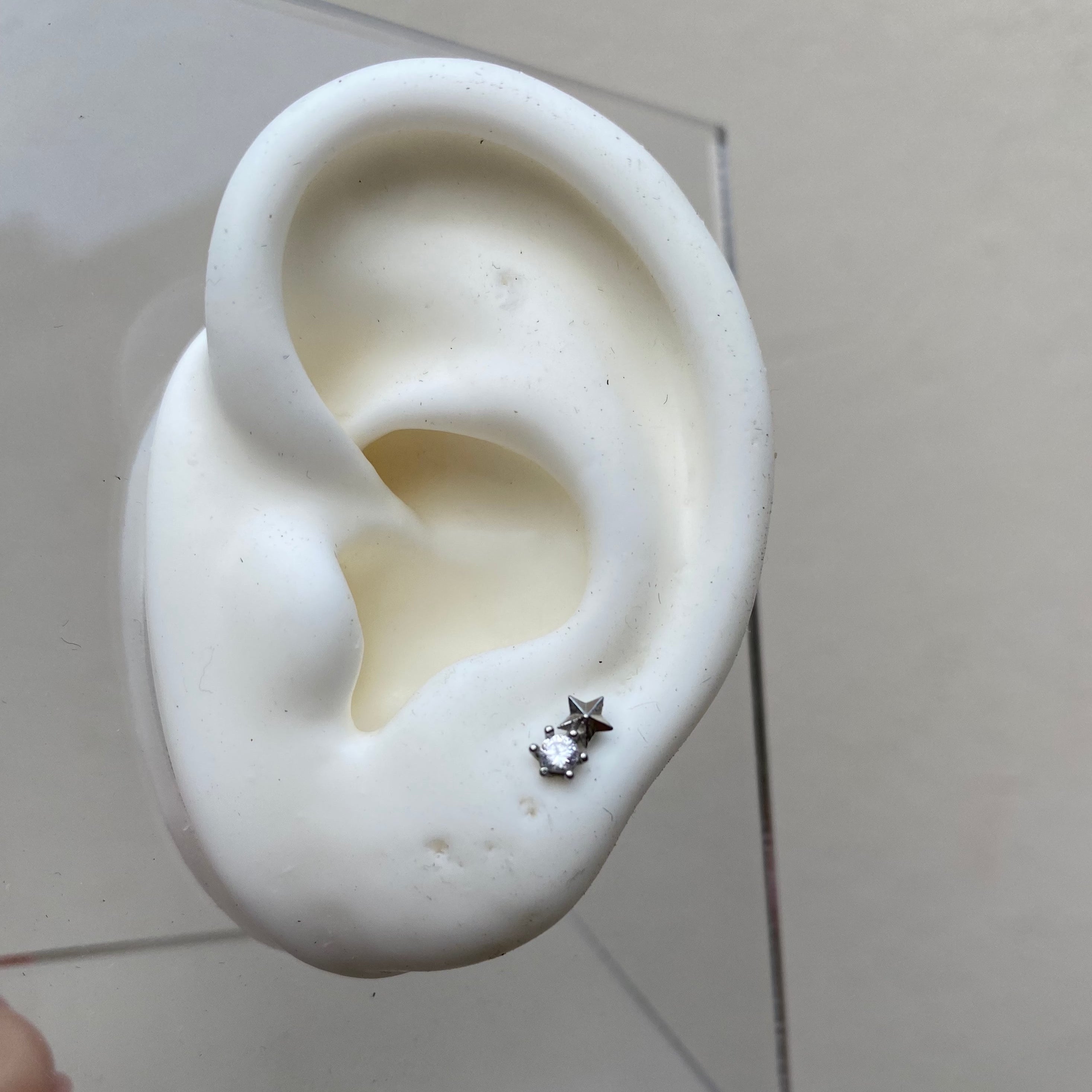 Piercing Mini Star Silver