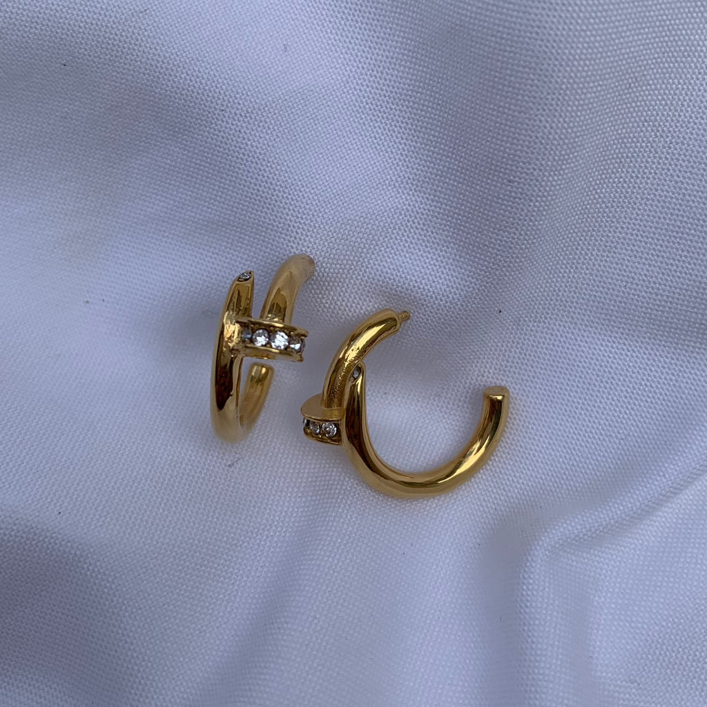 Hoops Clavo Gold