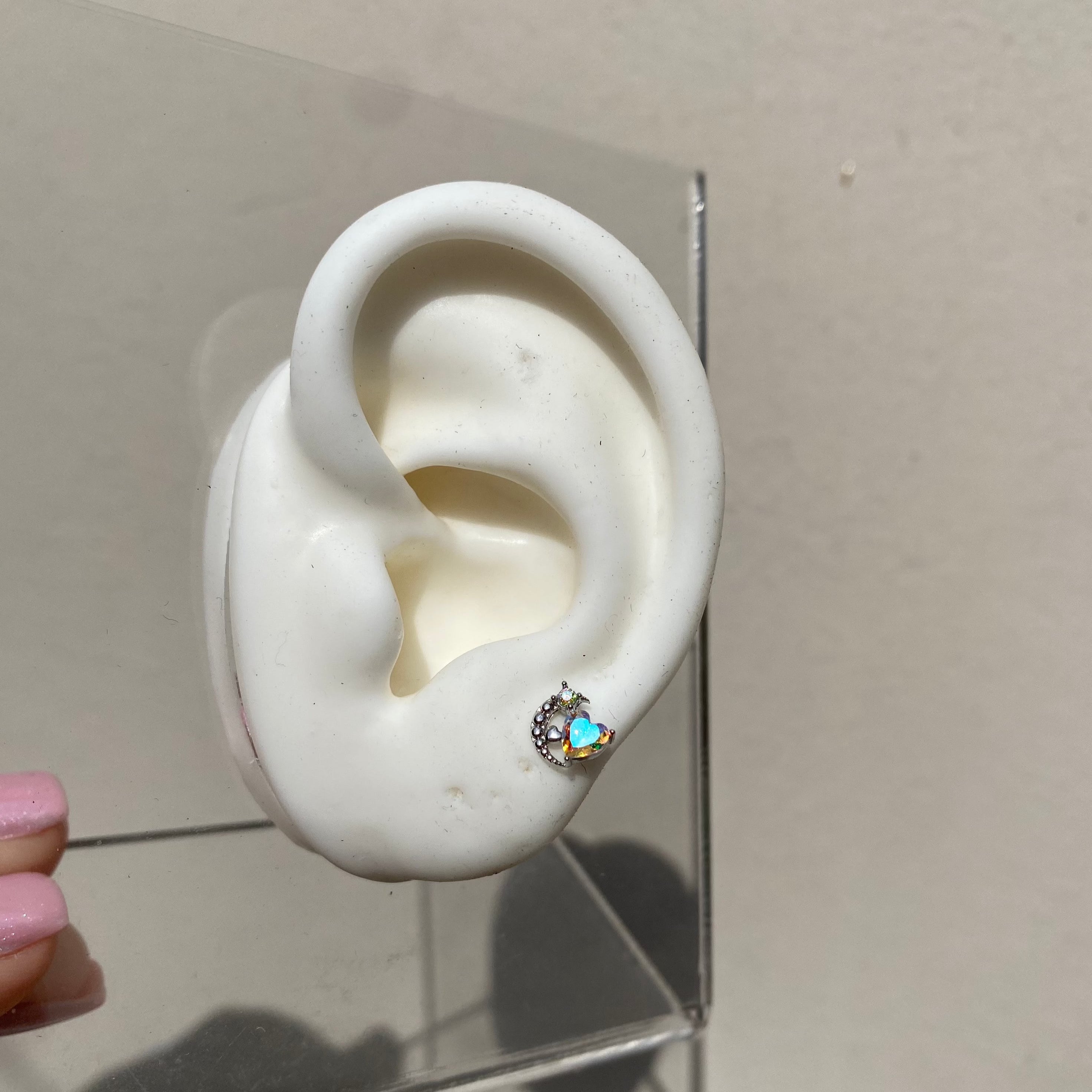 Piercing Luna Tornasol Silver
