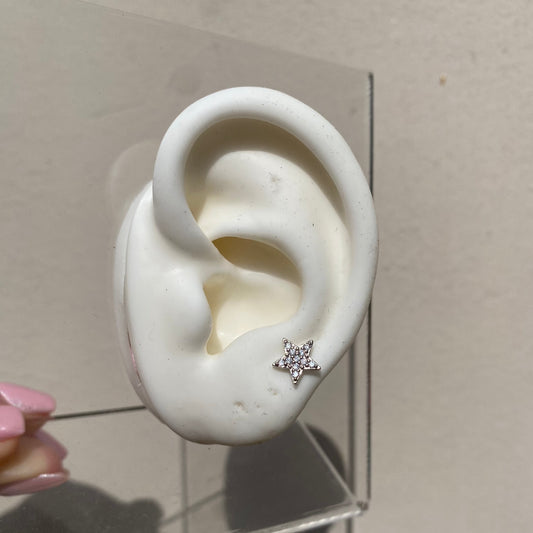 Piercing Estrella Silver