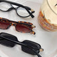 Lentes Miu Miu Rectangulares Cafe Leopardo