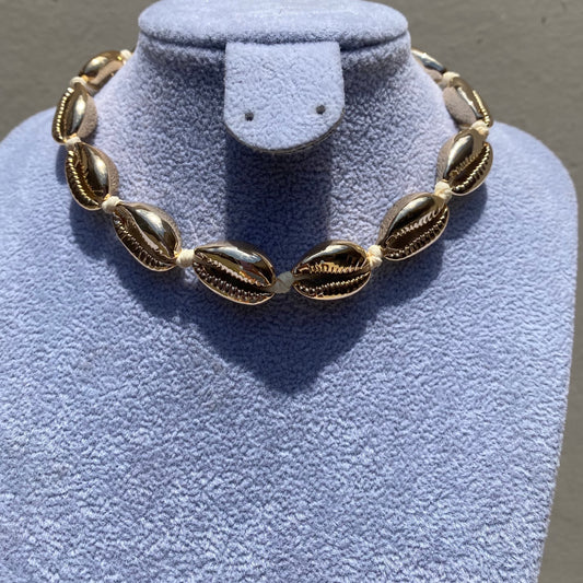 Chocker Conchas de Mar Gold
