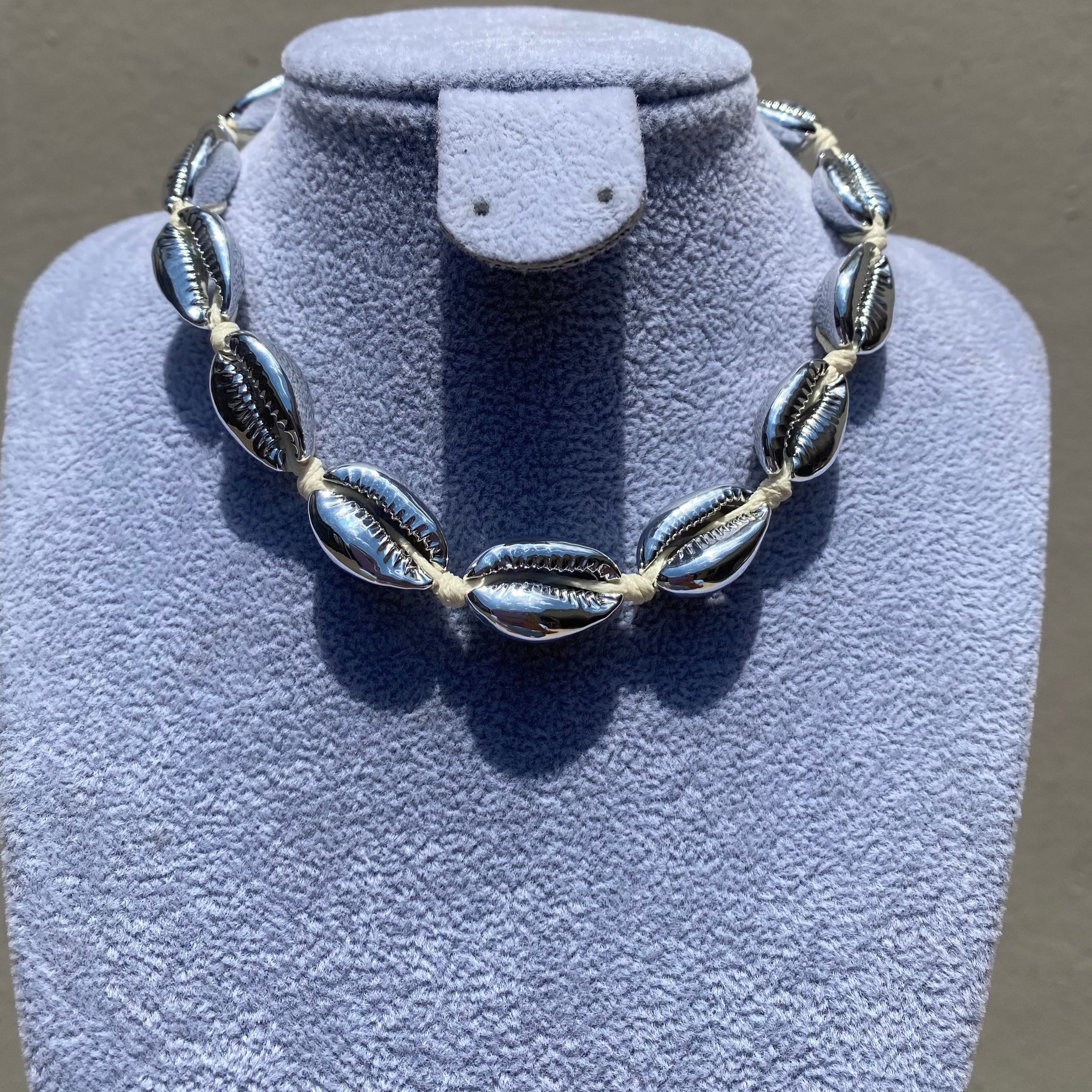 Chocker Conchas de Mar Silver