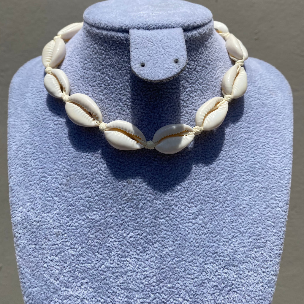Chocker Conchas de Mar Blanco