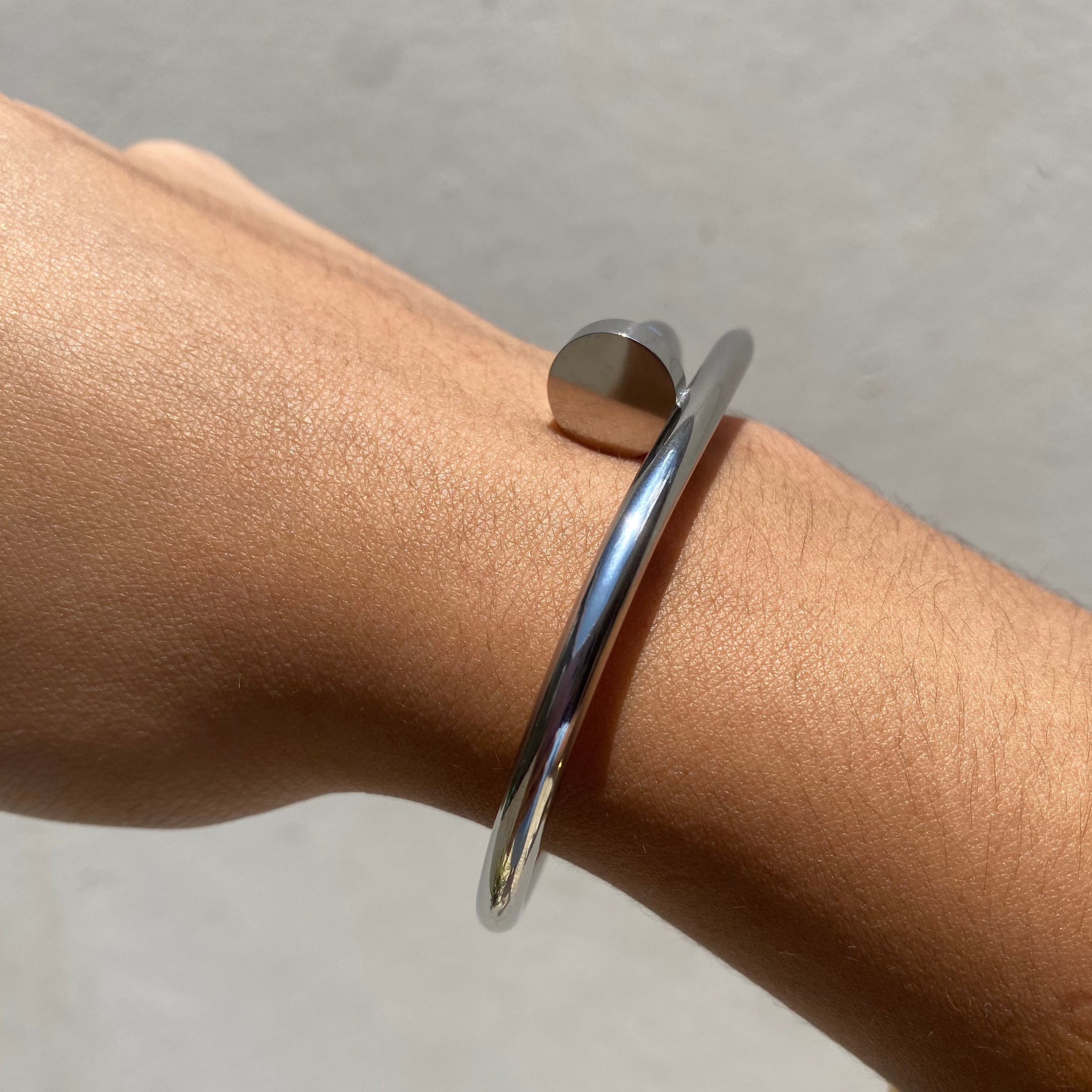 Bangle Clavo Silver