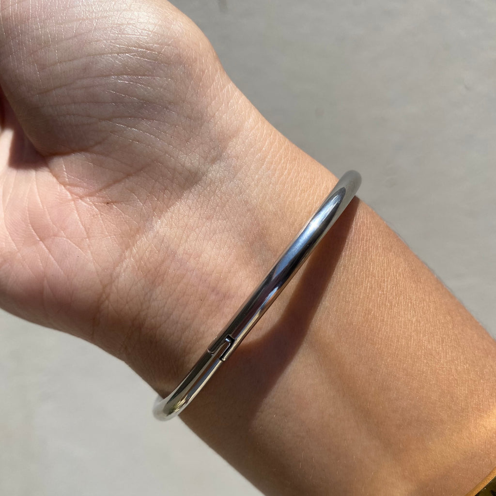 Bangle Clavo Silver