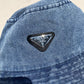 Bucket Hat Prada Blue Denim