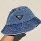 Bucket Hat Prada Blue Denim